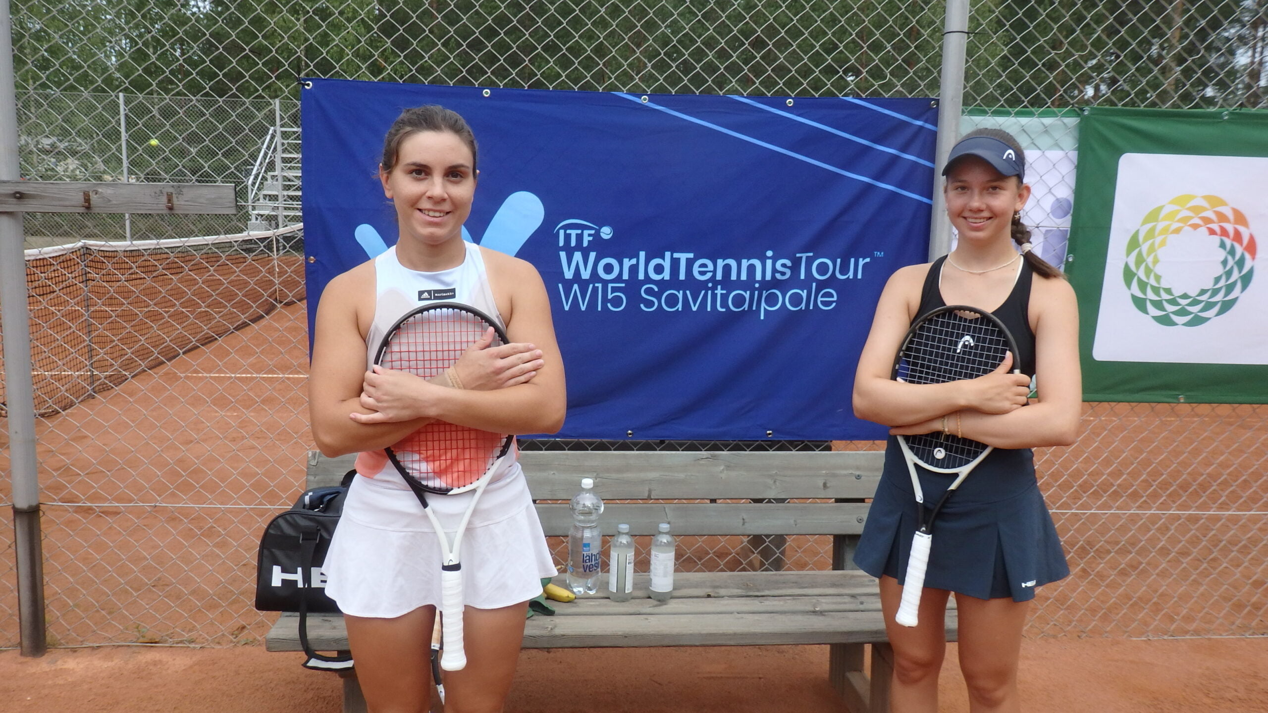 Anet Angelika Kostel (EST) ja Eeva Ristola (FIN)